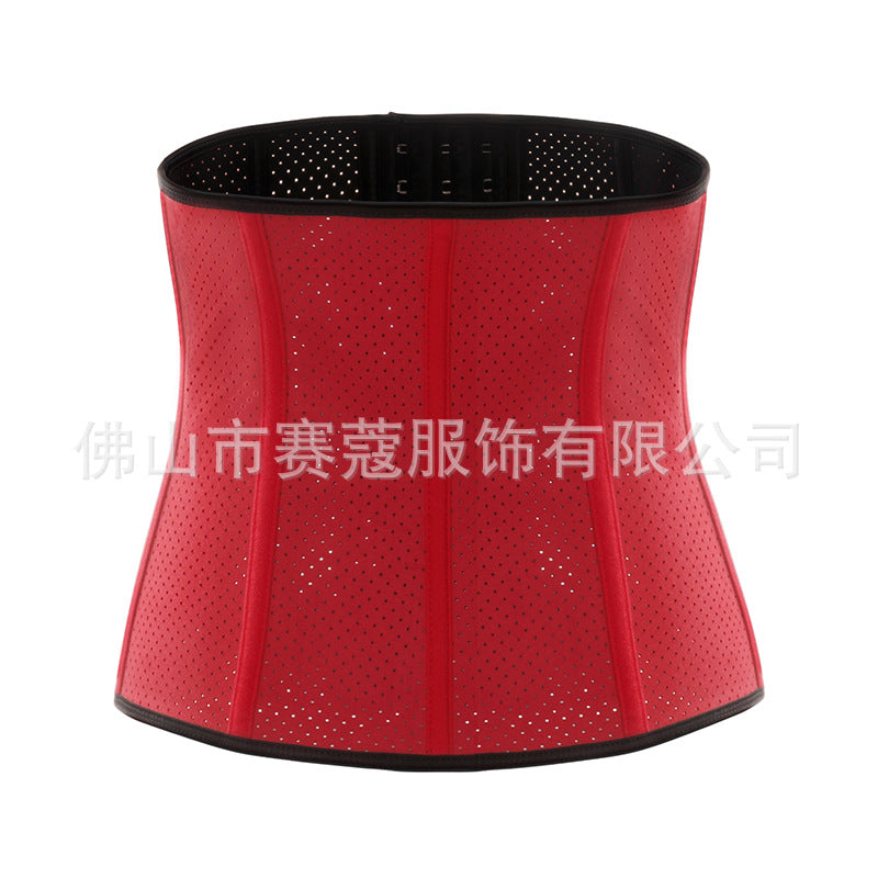 20209 bone long red bottom cloth shapewear women's belly control waist sports waist support hair-styling belt slim waist shaping