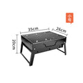 Zibo bbq black steel bbq grill - heavy-duty, foldable, portable, and easy-to-carry outdoor bbq grill