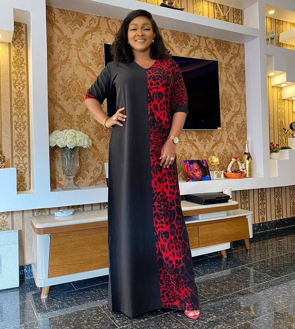 supply of african  women's clothing elegant daily work clothing long skirt hot-selling plus size loosedress
