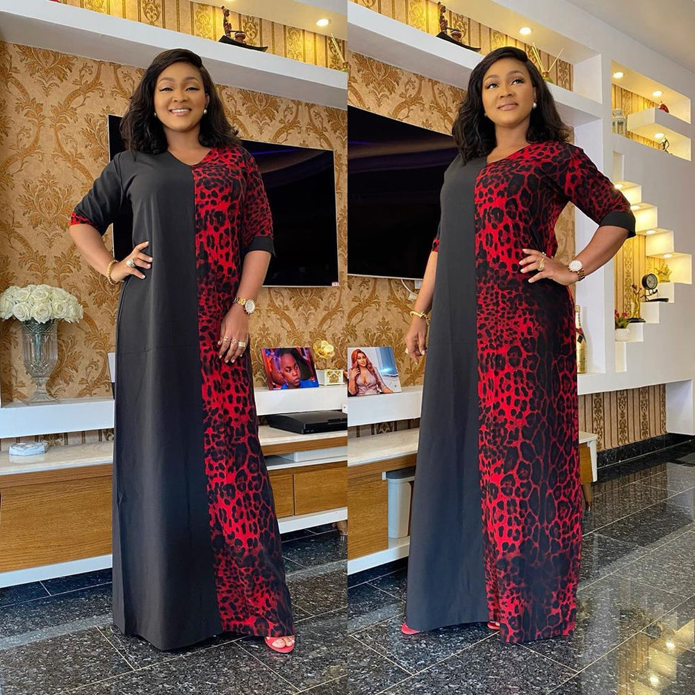 supply of african  women's clothing elegant daily work clothing long skirt hot-selling plus size loosedress