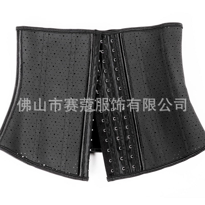 direct supply latex rubber corset, tummy control, body shaping, love mesh corset manufacturer wholesale