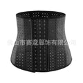 13 steel boned natural rubber corset tight abdominal shaping shapewear five-pointed star breathable sports belt