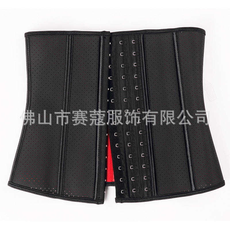20209 bone long red bottom cloth shapewear women's belly control waist sports waist support hair-styling belt slim waist shaping