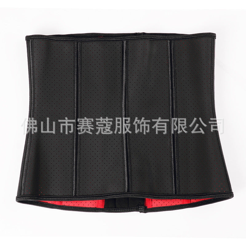 20209 bone long red bottom cloth shapewear women's belly control waist sports waist support hair-styling belt slim waist shaping