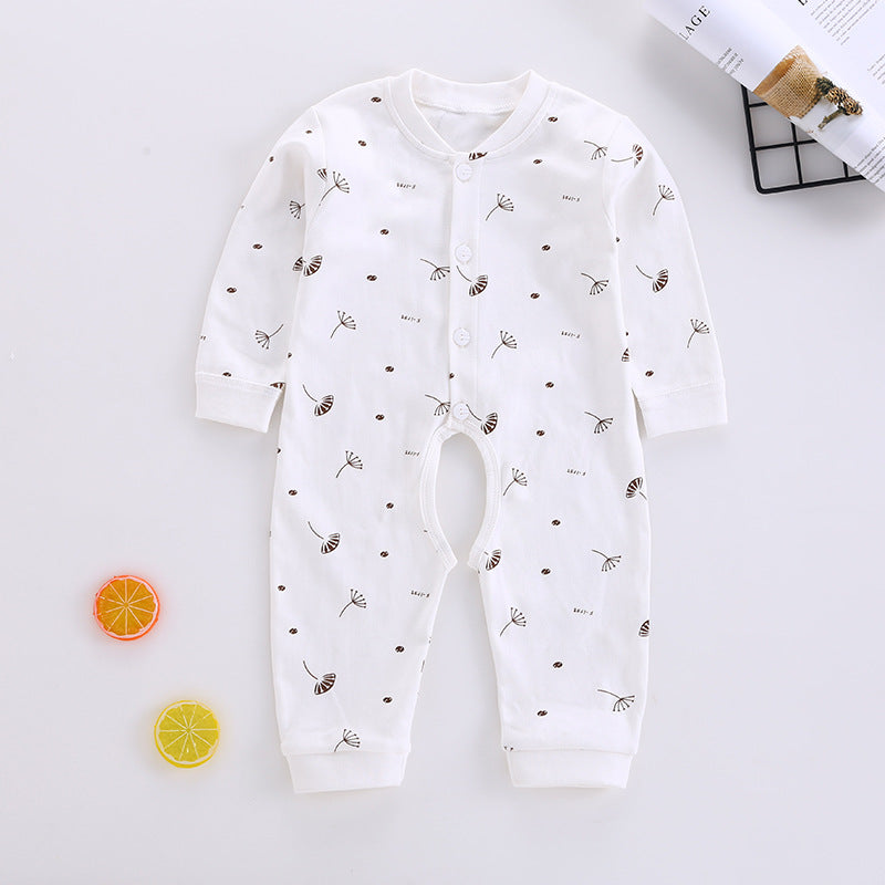 Baby romper pure cotton newborn bodysuit crawling suit baby clothes 0-3-6 months kids pajamas loungewear