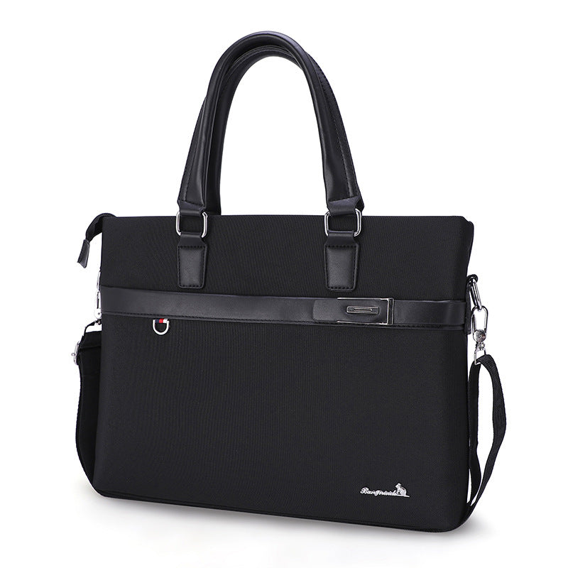 New Portable Business File Bag Fashion Men's Computer Handbag Casual Oxford Cloth Men's Large Capacity Briefcase