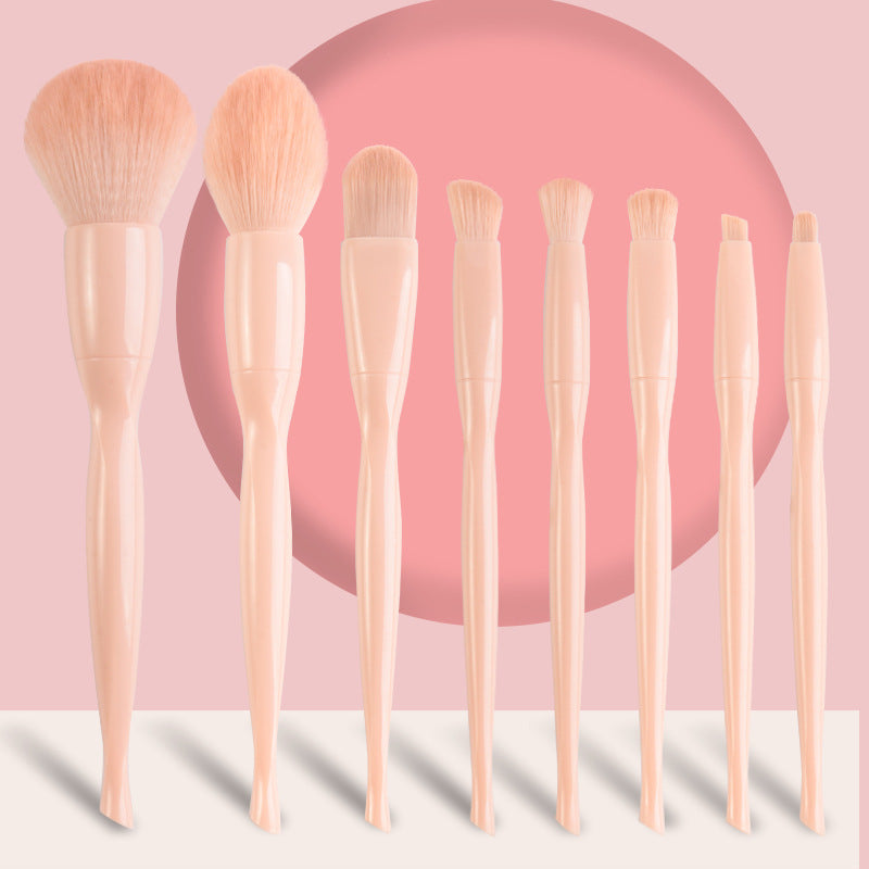 Small waist brush makeup brush suit nylon hair eye detail brush powder bottom brush beauty tool makeup brush cangzhou