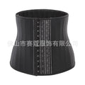 25-bone short three-in-one body shaping garment for women, fitness, abdominal tightening, waist tightening, sports waist protector, hair-styling girdle, wholesale waist slimming