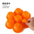 Baby 7-hole food supplement box silicone seven-hole food supplement box 200g large thickened with lid