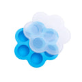 Baby 7-hole food supplement box silicone seven-hole food supplement box 200g large thickened with lid