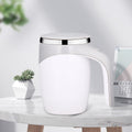 22 coffee stirring cup automatic stirring cup magnetic rotate electric milk cup mark cup 304 stainless steel