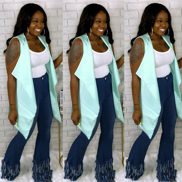New European, American  WISH Express hot-selling classic horseshoe jeans (pants only) high waist micro-pull