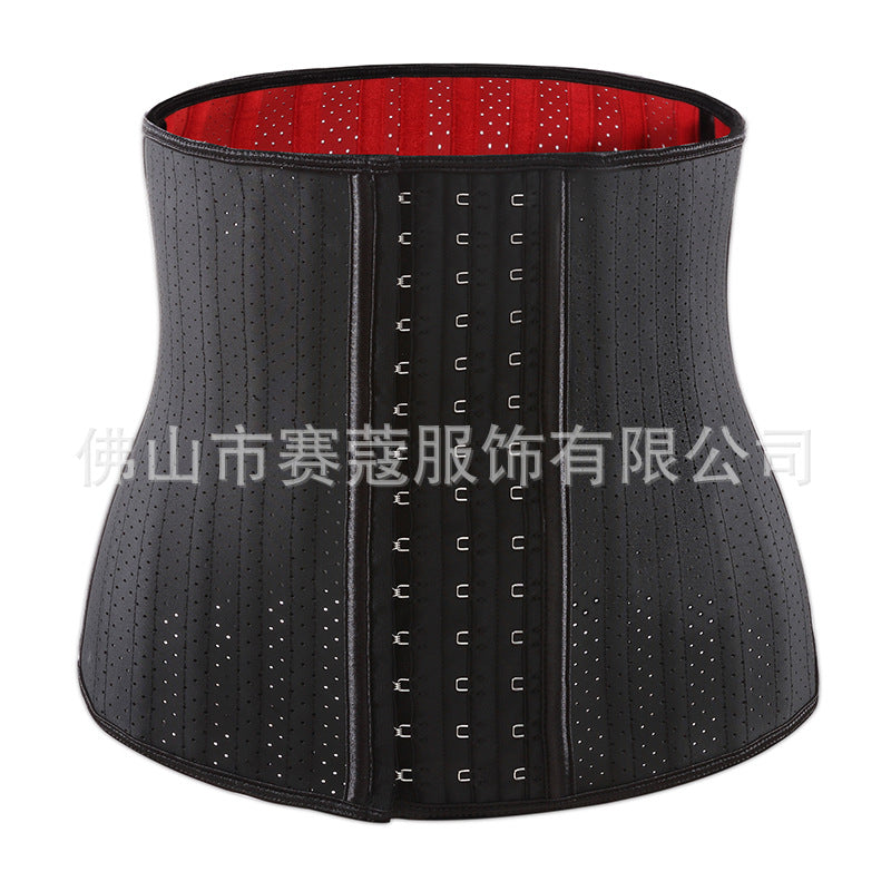 new arrival25 bone long red bottom cloth body shaping garment for women to tighten the abdomen and waist sports waist protector hair-styling waistband to slim the waist
