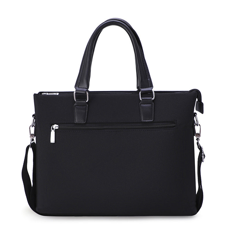 New Portable Business File Bag Fashion Men's Computer Handbag Casual Oxford Cloth Men's Large Capacity Briefcase