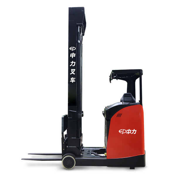 Zhongli Reach Electric Forklift CQD16RVF1.6 Ton Full AC Ride-on Stacker Forklift