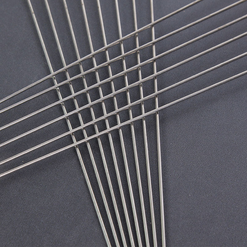 Wholesale stainless steel barbecue round skewers with wooden handles, round skewers for barbecue lamb skewers, wooden handles, barbecue needle tools and accessories