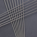 Wholesale stainless steel barbecue round skewers with wooden handles, round skewers for barbecue lamb skewers, wooden handles, barbecue needle tools and accessories