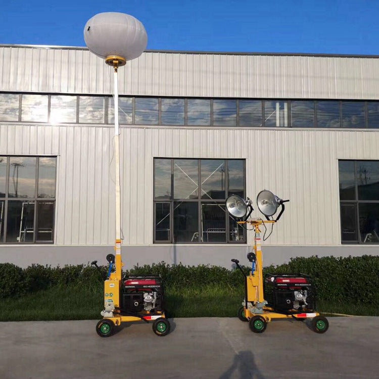 Construction site hand-pushed emergency lighting vehicle, lunar power generation mobile lighting lighthouse, diesel engineering lighthouse