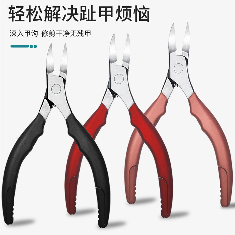 Large stock of multi-functional eagle-beak pliers, stainless steel cuticle nippers, specifically designed for ingrown toenails, paronychia, and onychomycosis. ready to ship