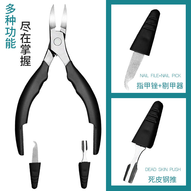 Large stock of multi-functional eagle-beak pliers, stainless steel cuticle nippers, specifically designed for ingrown toenails, paronychia, and onychomycosis. ready to ship