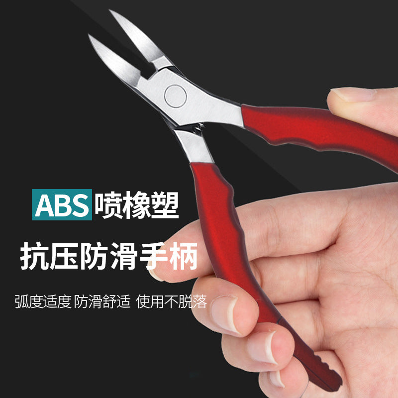 Large stock of multi-functional eagle-beak pliers, stainless steel cuticle nippers, specifically designed for ingrown toenails, paronychia, and onychomycosis. ready to ship