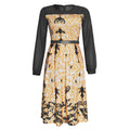 Fashion cross-border export new arrival evening dress  chiffon african plus sizeolwork clothing women's printed dress