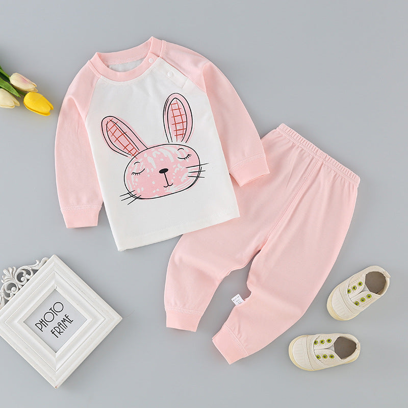 Autumn/winter kids' underwear set - baby pure cotton thermal underwear, pajamas, loungewear - wholesale children's clothing