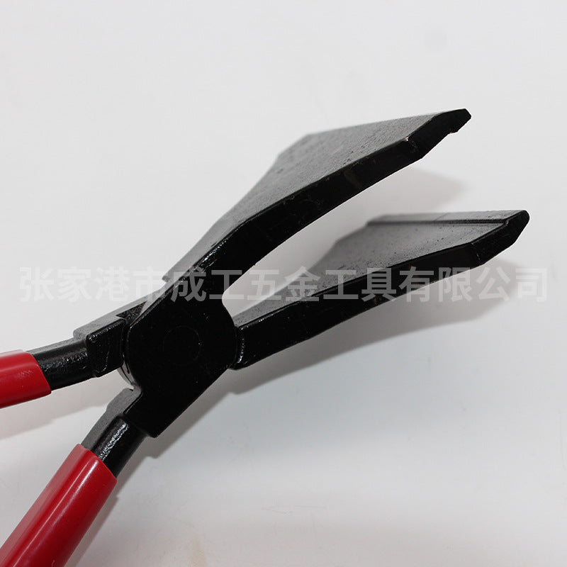 Wholesale Wide Nozzle Folding Plate Pliers 10 Inch Iron Plate Pliers Clamp Pliers Heavy Duty Clamp Pliers for Foreign Trade Straight Head Iron Plate Pliers