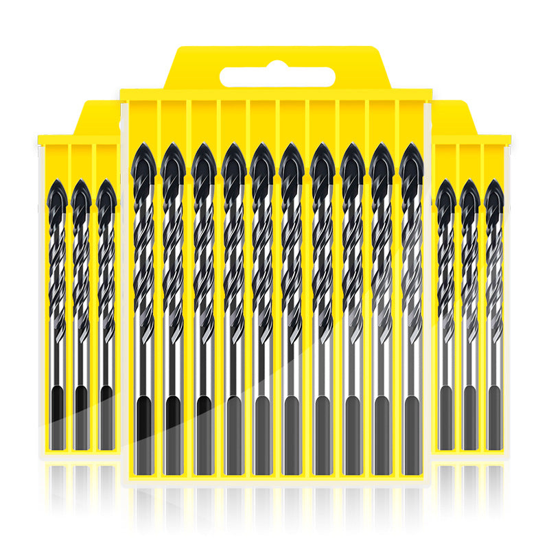 ATO hard alloy triangular drill multi-functional ceramic tile marble electric drill drilling high hardness triangular drill