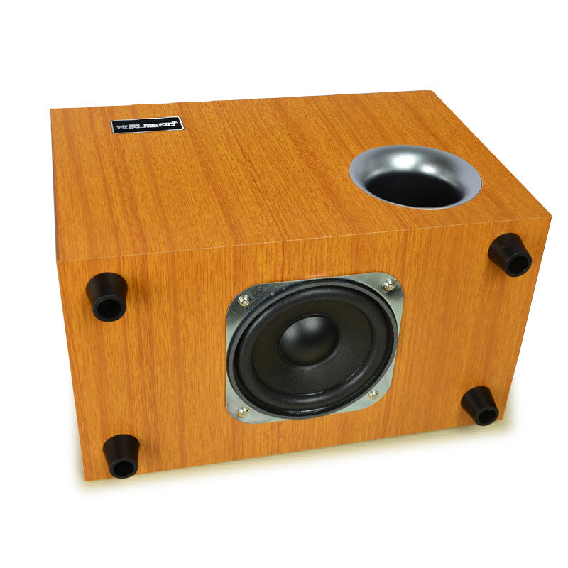 Jt083 wired computer speakers - home desktop/laptop small speakers - wooden subwoofer - dropshipping available