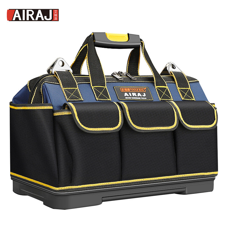 Arrizo Electric Toolkit Wholesale Multifunctional Large Portable Thickened Wear-resistant Canvas Tool Bag Storage Bag