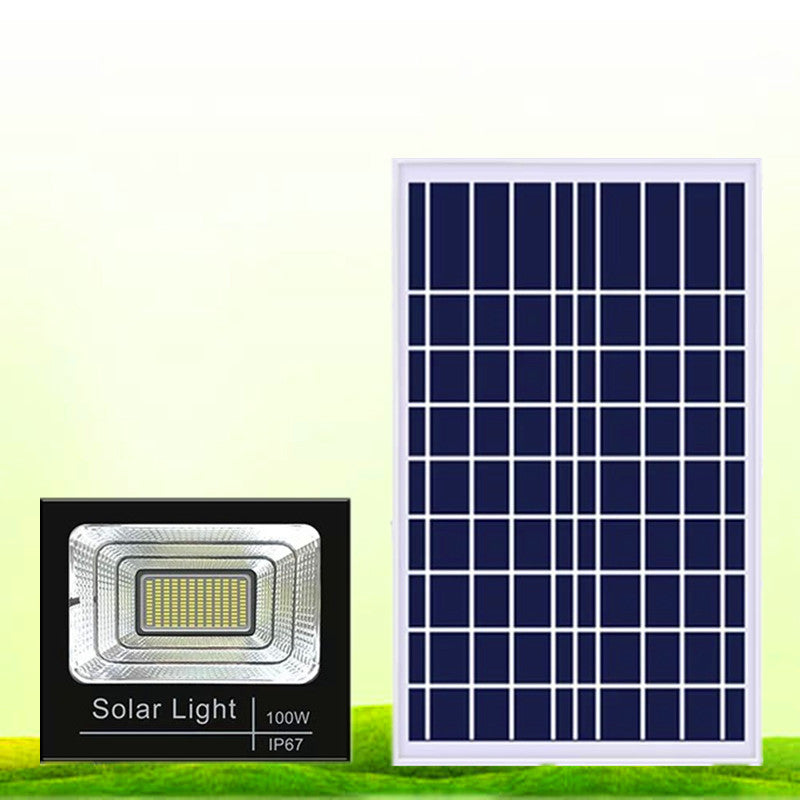 Cross-border integrated LED street light outdoor lighting solar floodlight 200W garden light floodlight emergency light