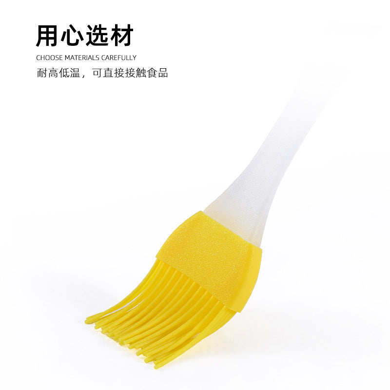 Zibo barbecue manufacturer spot baking silicone small split brush barbecue brush silicone oil brush cake barbecue brush