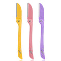 New women's portable folding eyebrow razor - safe eyebrow shaping tool for makeup, perfect for cross-border e-commerce