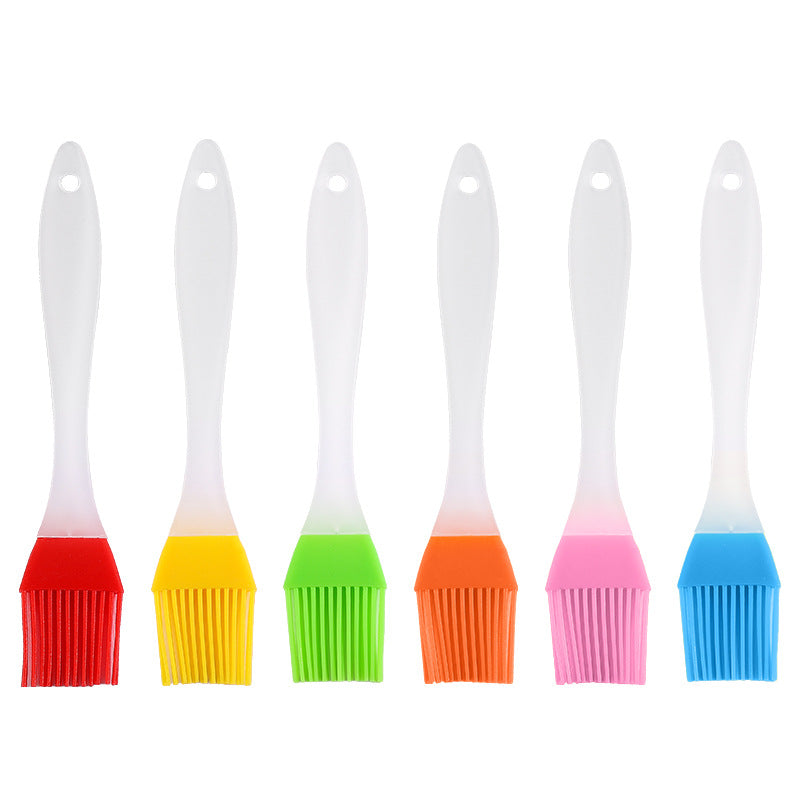 Zibo barbecue manufacturer spot baking silicone small split brush barbecue brush silicone oil brush cake barbecue brush