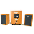 Jt083 wired computer speakers - home desktop/laptop small speakers - wooden subwoofer - dropshipping available