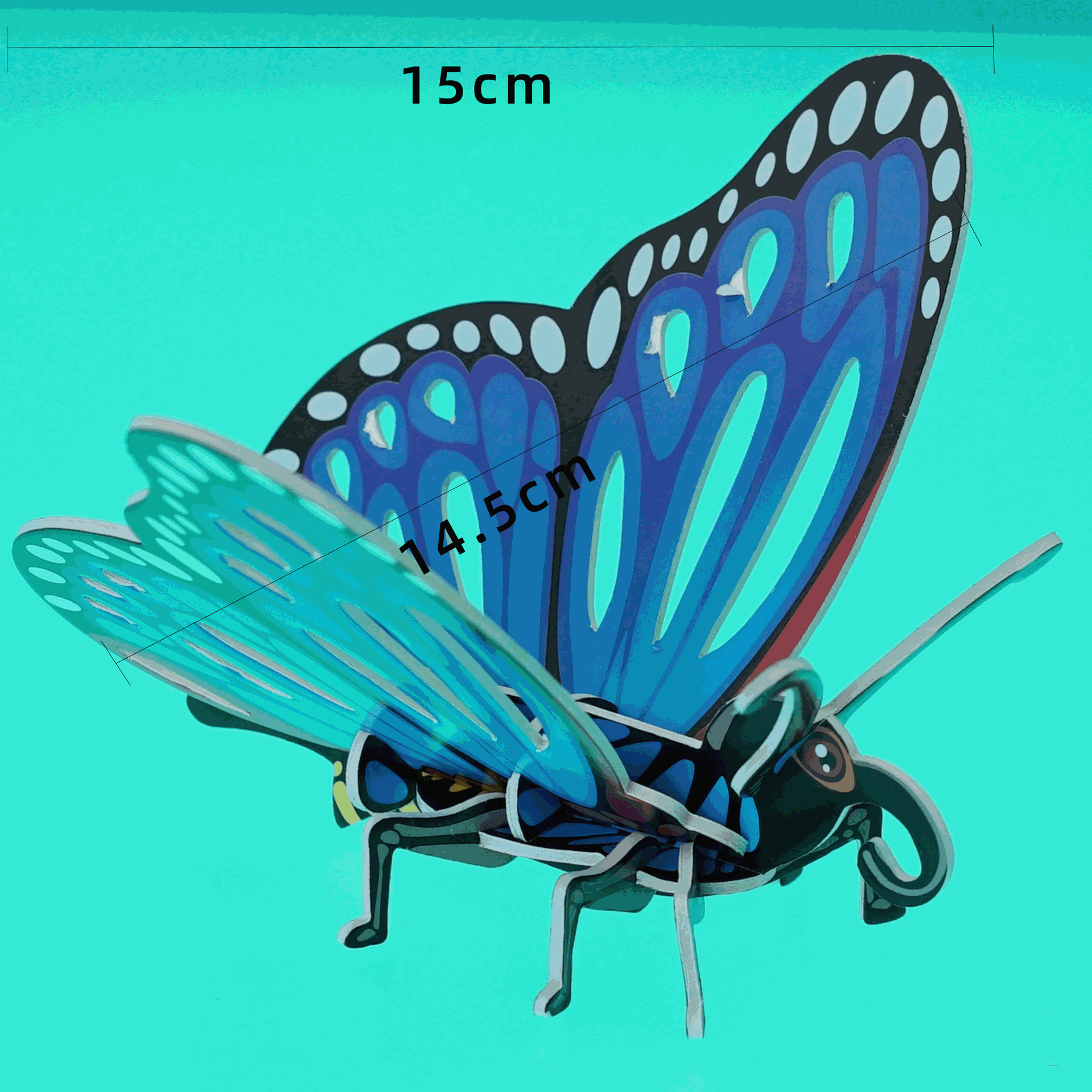 Insect 3D paper three-dimensional puzzle kindergarten handmade DIY children's early education educational technology production toy wholesale
