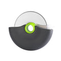 New round rolling pizza cutter with protective cover, detachable and washable stainless steel pizza wheel, kitchen tool