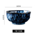 Japanese ceramic kiln turned into household dishes, flat plates, deep plates, fish plates, creative rice bowls and plates, factory wholesale
