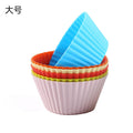 Ready-to-ship silicone muffin cups in macaron and candy colors. large-sized cake cupcake molds, direct from the factory
