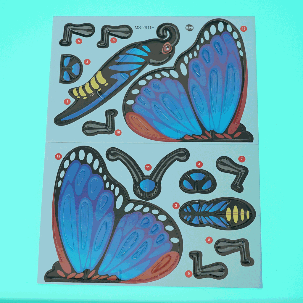 Insect 3D paper three-dimensional puzzle kindergarten handmade DIY children's early education educational technology production toy wholesale