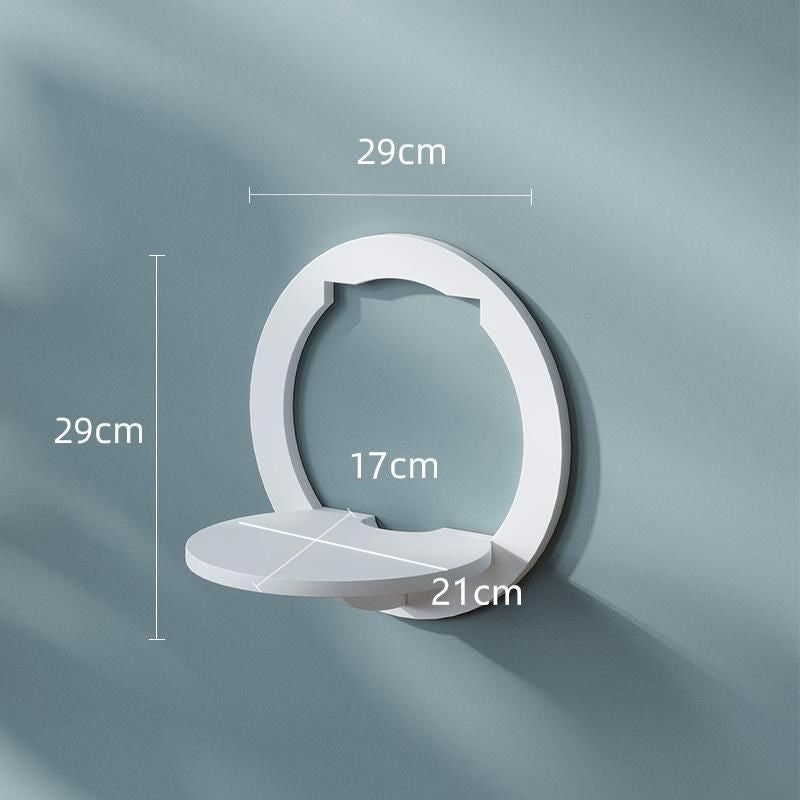 No punching bedside shelf flower stand living room creative baffle bedroom wall hanger wall shelf wall decoration