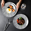 Nordic plating dishes - minimalist creative western dinner plates, pasta plates, western dessert plates, unique restaurant plates - wholesale