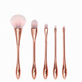 Sujilian 10-piece makeup brush set, golden small waist makeup brush, complete set of beauty tools, suitable for novices, makeup brush