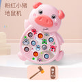 Kids educational electric whack-a-mole infant early education game console pig cow style music toy fun for men and women