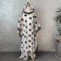 supply embroiderlace heart lace loose round neck robe with vest long skirt