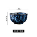 Japanese ceramic kiln turned into household dishes, flat plates, deep plates, fish plates, creative rice bowls and plates, factory wholesale