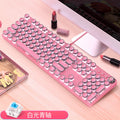 Sakura pink [white light/green axis] punk edition with multimedia knob
