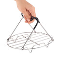 Anti-scalding silicone handle stainless steel steaming rack pressure cooker electric rice cooker inner steaming rack small steamer steaming fish kitchen tools
