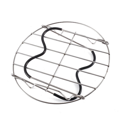 Anti-scalding silicone handle stainless steel steaming rack pressure cooker electric rice cooker inner steaming rack small steamer steaming fish kitchen tools